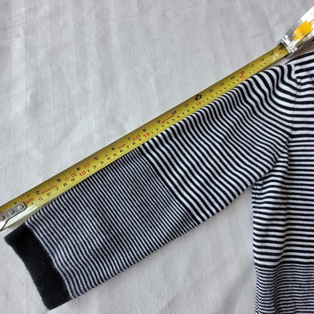 Alexandra Bartlett Black and White Striped Top - Picture 9 of 11